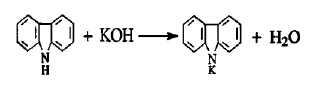 氢氧化钾法生产精蒽的反应式